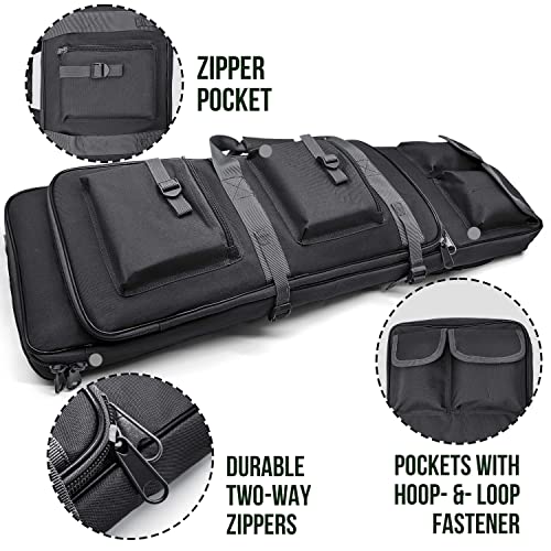 Taktzeit Tactical Rifle Case Outdoor Soft Rifle Double Bag For Hunting Fishing Gun Case With Adjustable Shoulder Strap #TOP3