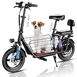 WINDHORSE 850W Peak Electric Scooter with Seat, 22MPH & 25 Miles Range, Dual Suspension, 3 Gear Speed, Cruise Control, 14