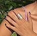 Sterling Silver Handmade Large Nature Boho Leaf Statement Wide Ring Adjustable Wrap to Sizes 6 to 11 also as Thumb Ring