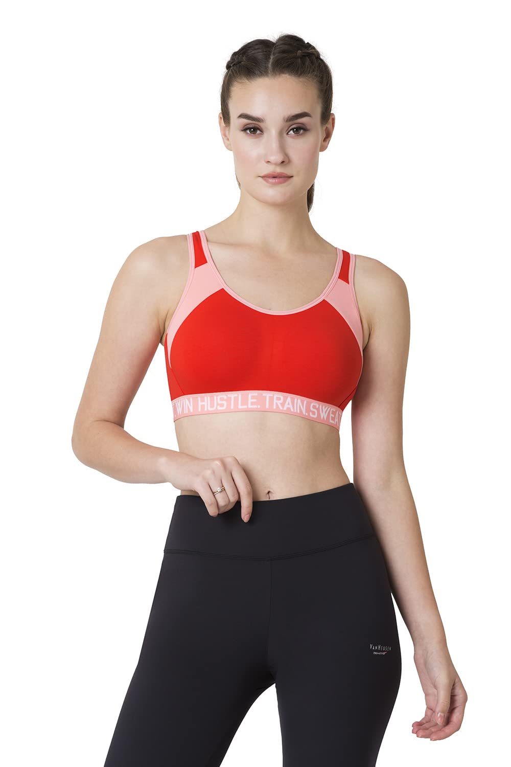 Women's Cotton Non-Padded Wireless Light Impact Sports Bra - Anti Bacterial, Full Coverage-image-17