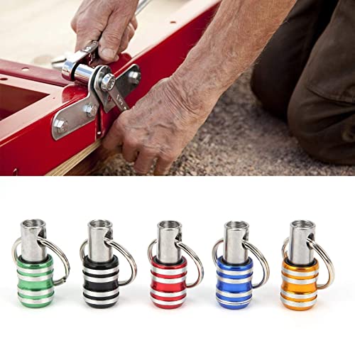Ftvogue 5Pcs Keychain Screwdriver Bit Holders Aluminum Alloy 3?Slot 1/4In Quick?Release Drill Screw Adapter #TOP1