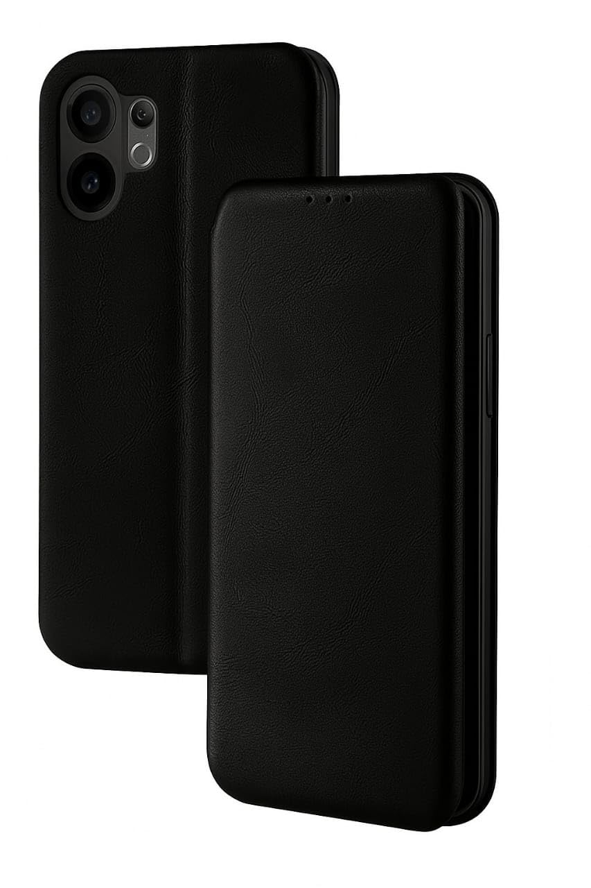 WHITBULL Royal Leather Magnetic Flip case for vivo X200 FE 5G (Black) WHITBULL Royal Leather Magnetic Flip case for vivo X200 FE 5G (Black)