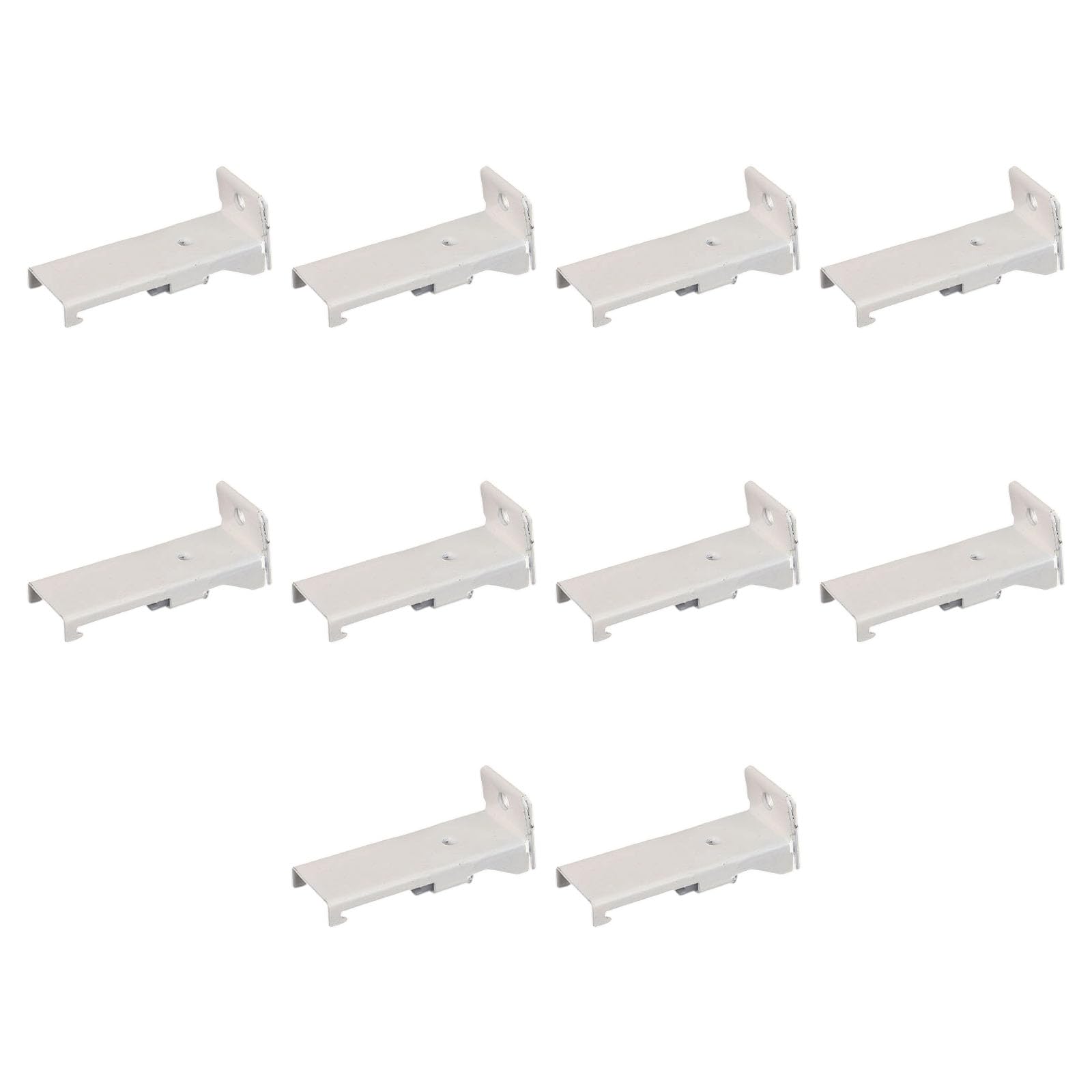 HDOYTXXM Universals Curtain Rails Mounting Brackets Reinforced Metal Construction Side Fixings Wall Mounted Track Hanger Track Mounting Hardware