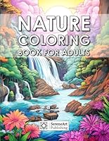 Nature scenes coloring book B0CWHF3V82 Book Cover