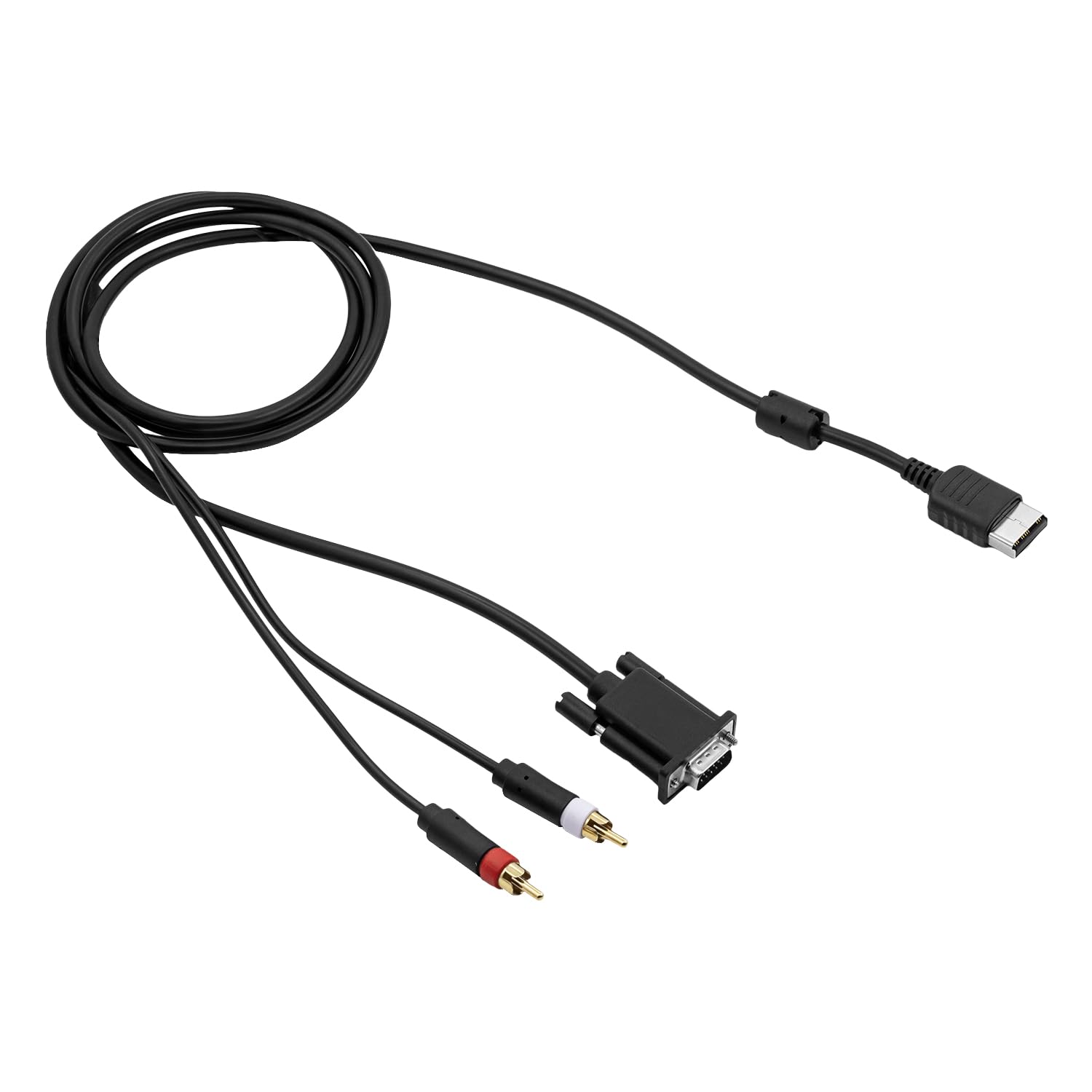 Gam3Gear VGA AV Audio Video Cable con RCA para Sega Dreamcast