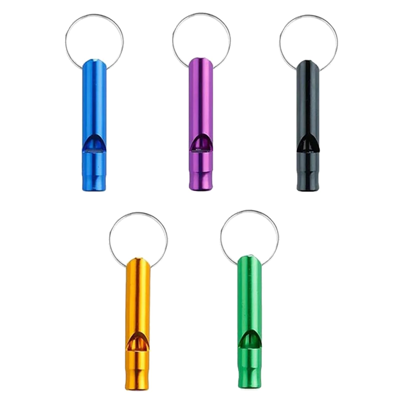 YESHLiky Dog Whistles for Recall, Dog Whistle to Stop Barking, Training Whistle with Keychain for Obedience Training & Behaviour Aids for Most Breeds Pets(Random Colors) (Random Colors, 5 Pcs)