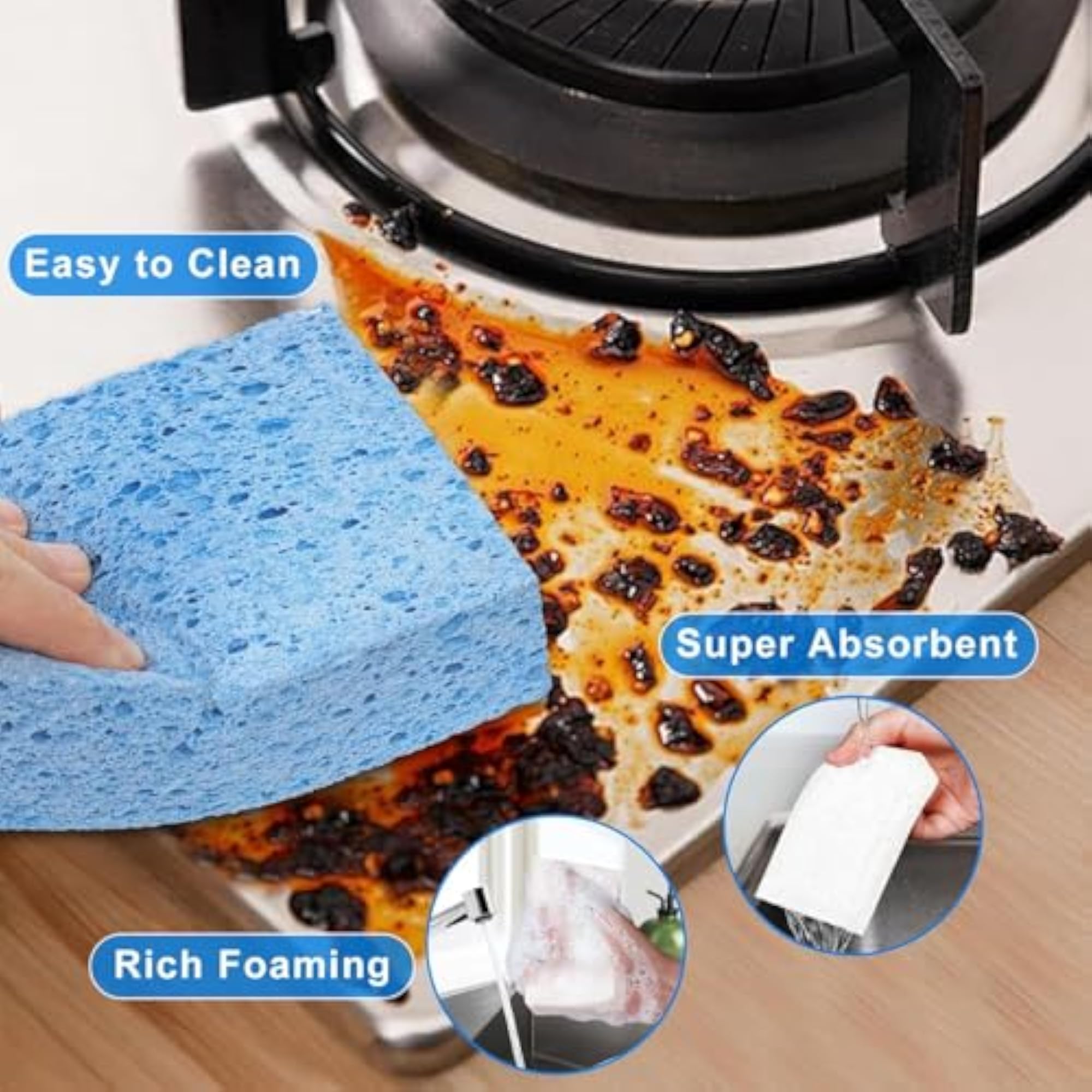 Magic Eraser Cleaning Sponge Pack of 6 for Multi-Purpose Use