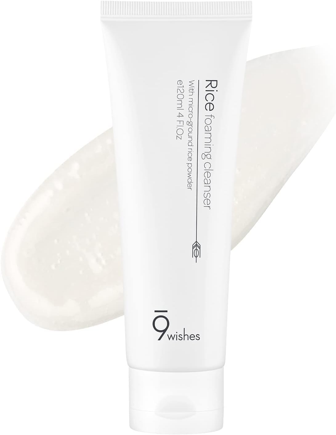 9wishes Rice Foaming Cleanser 120ml / Natural Rice Flour Facial