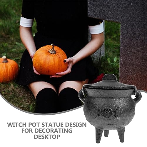 Chaudron d'halloween de sorcière déco de table et accessoires de déguisement
