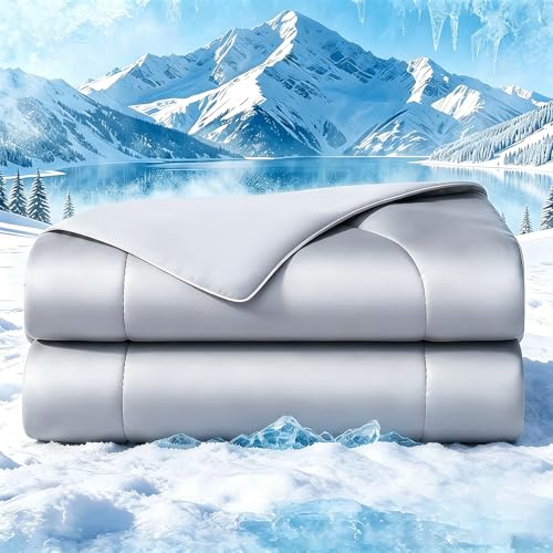 jiaao® Cooling Comforter Queen Size – CoolStice™ Tech Q-Max0.55 Cooling Blanket for Hot...