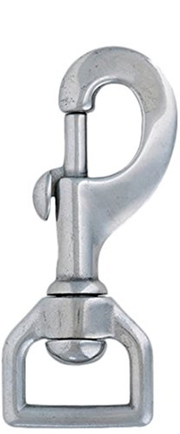 Weaver Leather #17 Flat Swivel Snap (Chrome Brass)