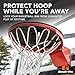Goalrilla Basketball Goal Rim Blocker Protects Your Hoop with a Lock Out System, Black