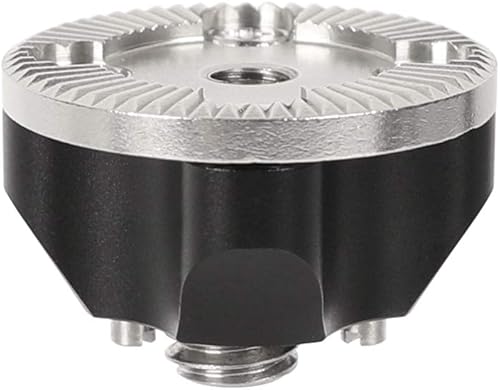 CAMVATE Soporte de roseta M6 con tornillo de montaje de 3/8"-16 compatible con pasadores de localización ARRI - 2657