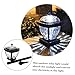 DOITOOL Solar Stigma Light Outdoor Solar Power Lamp for Courtyards and Gardens Easy Installation Led White Light Design Lighting Tool