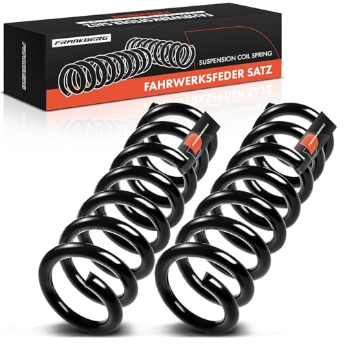 Frankberg 2x Coil Spring Rear axle Compatible with CLS C219 2004-2010 E-Klasse W211 2002-2008 Replace# RA6485