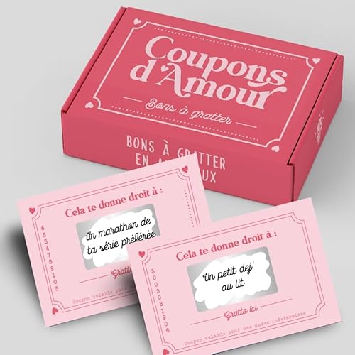Coupons d'amour - Bons à gratter