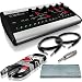 Behringer Powerplay 16 P16-M 16-Channel Personal Digital Mixer and Accessory Bundle w/ 1/4" TRS Cables + MIDI Cable + Fibertique Cloth