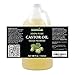 GreenIVe Castor Oil Organically Grown 100% Pure 128oz (1 Gallon) Bottle Cold Pressed, Hexane Free, Eyelash and Eybrow Growth Serum, Skin Moisturizer Detox and Wraps