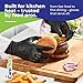 Medical Exam Nitrile Gloves Black Large Size 100 Count – Latex-Free, Powder-Free, Non-Sterile, Food Safe, Mechanic Use, Versatile Durable Protection for Healthcare, Industrial & Food Handling