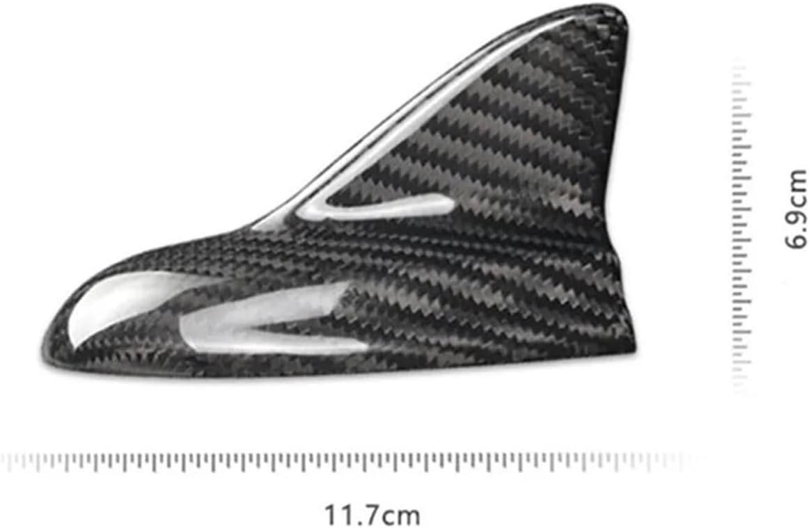 Antenna Cover Exterior Accessory Compatible for Dodge Challenger SRT Carbon Fiber Shark Fin Design