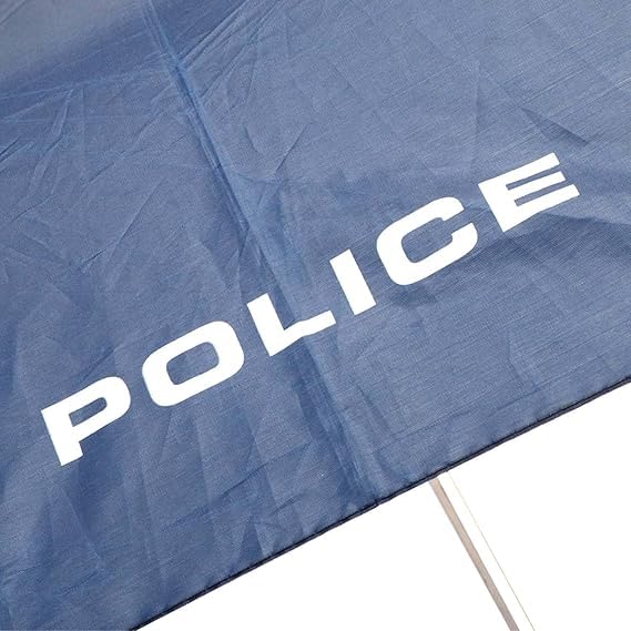Image of Police All-Weather UV Umbrella - Auto Open | Windproof | Travel-Ready 3-Fold Design | SPF 50+ Protection | Wide Canopy, Stylish & Durable I Navy