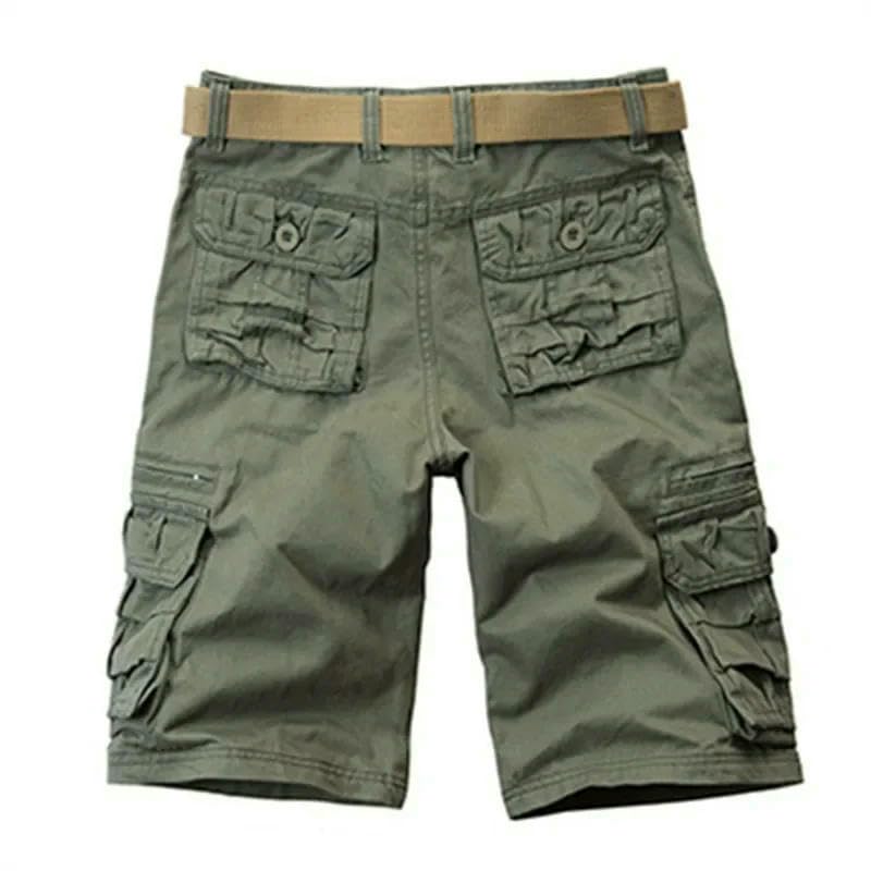 Short cargo coton homme USTZFTBCL pour rando sans transpiration