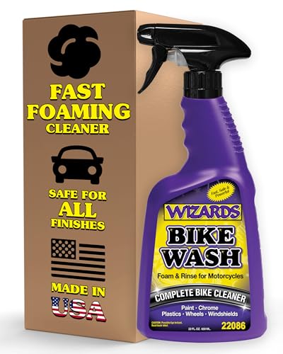 Wizards Bike Wash - Cleaner For Motorcycle Washing...