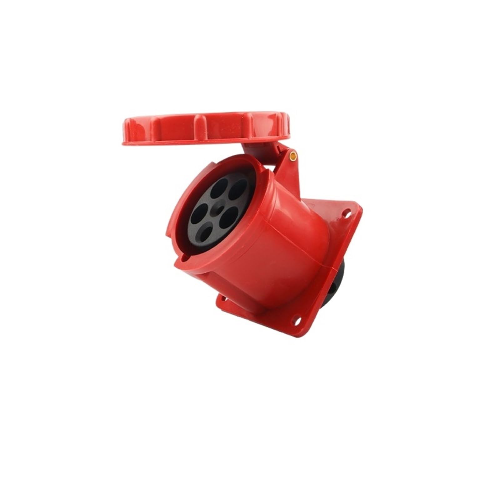 Toma industrial 63A de empotrar 5 polos IP67 conector aviación trifásico 3 fases