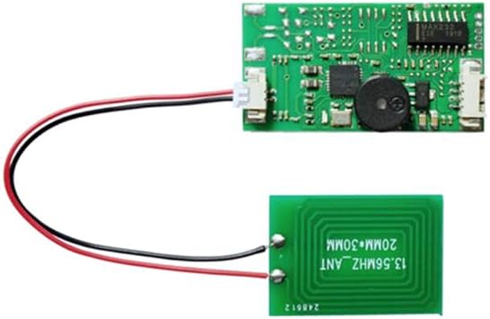 Taidacent Wireless RFID Reader Module 13.56 Mhz 125Khz Dual Frequency IC ID Card 3.3V 5V 12V Wiegand WG26 WG34 Uart Serial RS485 (Wiegand 26/34 (with Buzzer))