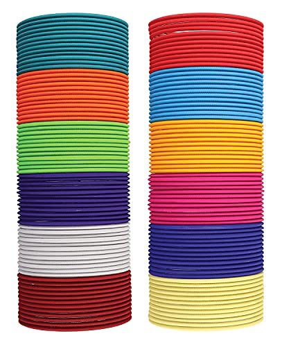Image of NMII Stylish Multi colour Metal Bangles set for women and Girls with Zari and Cutting Design | Fancy Multicolour Bangles for women | Metal Chudi Set For Women | Women's Bangles