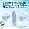 Retainer Cleaner Tablets Invisalign Cleaner Denture Cleaning Tablets,Remove Stains Away,3 Month Nature Supply - Use for Invisible Clear Aligner,Partials Full Dentures,Night Guard,Mouthguard by Y-Kelin