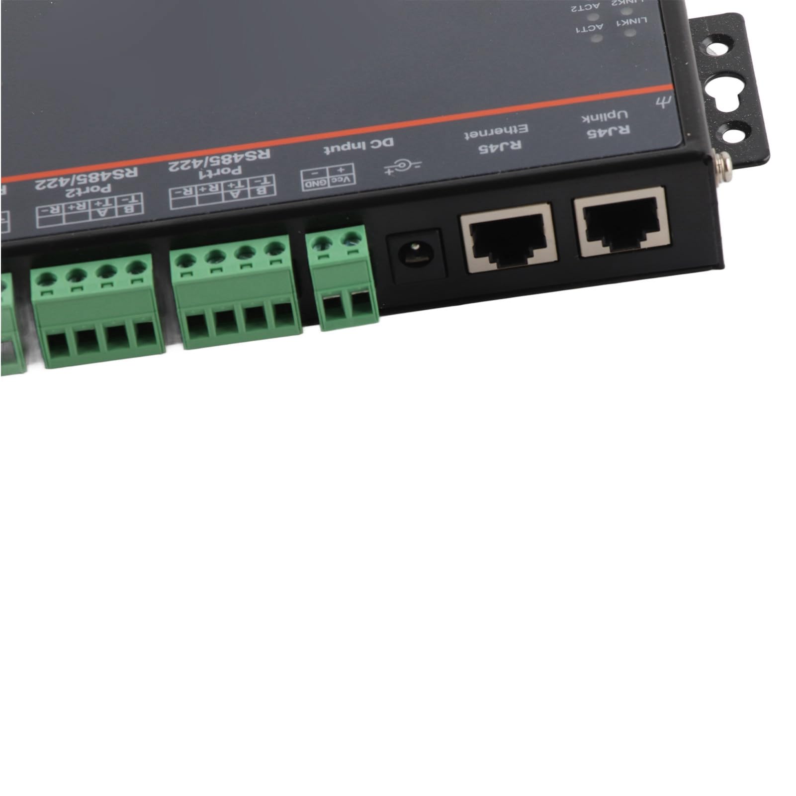 Servidor Serie HF - 5142B, convertidor RS232/485/422 a Ethernet de 4 Puertos, Grado Industrial con Amplio Voltaje 5-36 V, antiprotección para Control de Acceso y monitoreo de