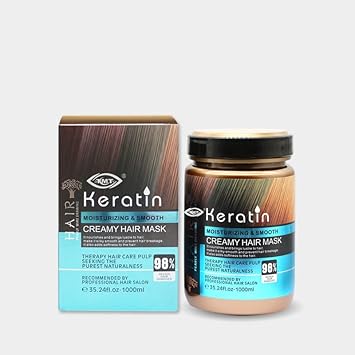 TMTKeratin Hair Mask | Smoothening and Straightening | Hair Spa | Keratin Mask | TMT Keratin Mask (1000 ML)