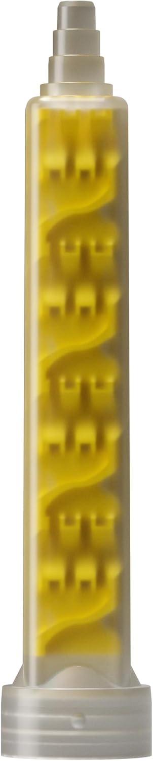 Xemex X2-C10-8S Static Mixing Nozzle, 250-Pack, High-Flow C-System Bell Nozzle for Two-Part Adhesives, 10.7 mm ID, 8-Element, Stepped Tip, 6.0 mL Retained Volume