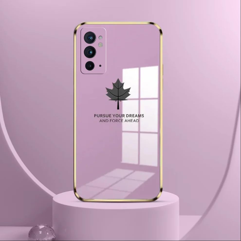MILLION CASES® Back Cover Case for OnePlus 9RT Soft Flexible TPU Shockproof Protective Mapple Leaf Glass Case(Purple) (B0CFY3S78Q) Amazon Price History, Amazon Price Tracker