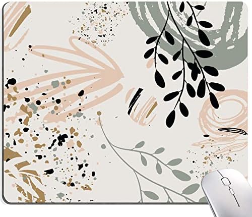 Armanza Mouse Pad, Abstract Art Mouse Pad, Premium-Textured Computer Mouse Mat Square Waterproof Non-Slip Rubber Base Mousepad for Office Laptop