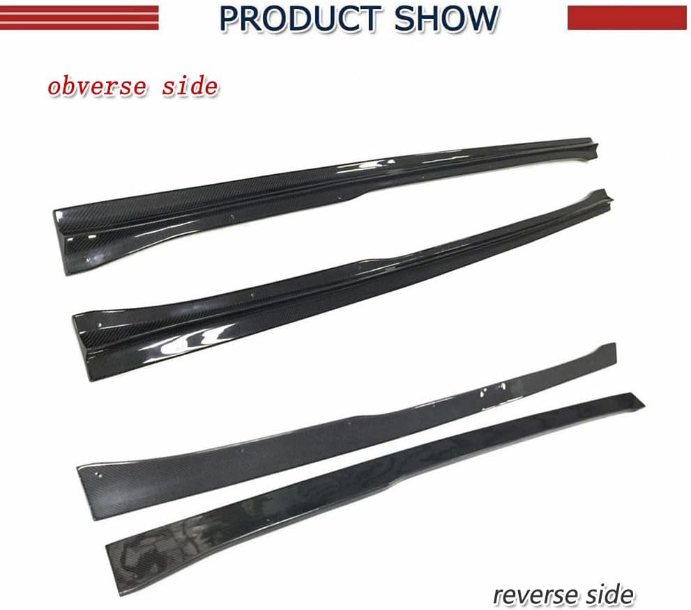 Carbon Fiber Side Skirts for Audi TT Base Coupe Convertible 2 Door 2015-2017 Car Side Skirt Extension Rocker Panel Factory Outlet
