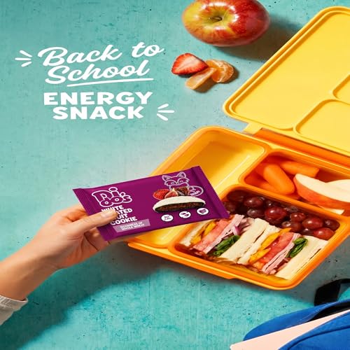 Dido's Soft Baked Fruit Filled Cookies – Real Medjool Dates, Figs & Strawberry Filling – 16 Individually Wrapped Snack Cookies – Lunchbox, Office, Coffee & On-The-Go Snacks (White) — view 3