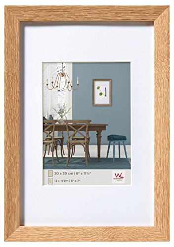 walther design EF080E Fiorito, cadre en bois 60x80 cm, chêne clair