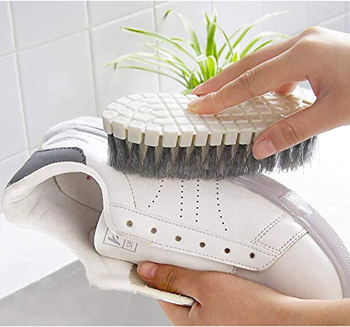 Image of YANCI Flexible Multi-Purpose Cleaning Brush Kitchen Cooktop Cleaning Bendable Scrub Brush Bathtub Sink Tile Brush Multipurpose Home Kitchen Bathroom Cleaner Tools, White, Pack of 1