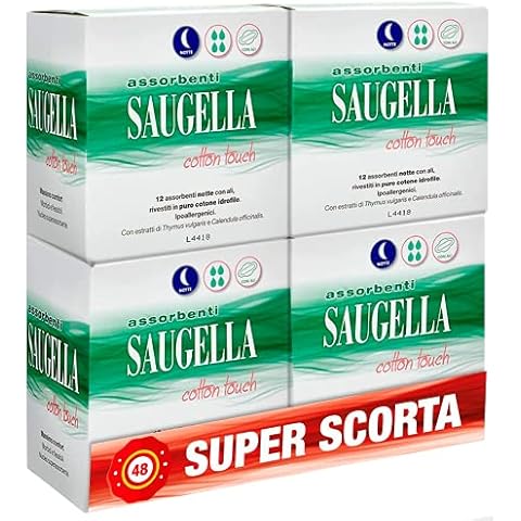 Serviettes Saugella Anti-odeurs Nuit Cover