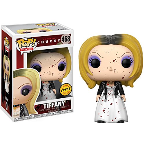 Funko Tiffany (Chase Edition): Bride of Chucky x POP! Movies Vinyl Figure & 1 PET Plastic Graphical Protector Bundle [#468/20117 - B]