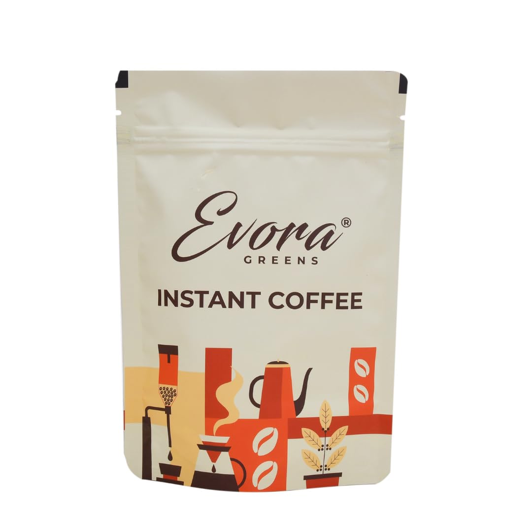 See full amazon price history chart for EVORA GREENS Instant Coffee (200 Grams) - Blend of Arabica, Robusta Coffee Powder | Make Strong Coffee, Instant Hot Coffee, Cold Coffee, Black Coffee | Coffee Pouch EVORA GREENS Instant Coffee (200 Grams) - Blend of Arabica, Robusta Coffee Powder | Make Strong Coffee, Instant Hot Coffee, Cold Coffee, Black Coffee | Coffee Pouch (B0C8SQFW5K) Amazon Price History, Amazon Price Tracker