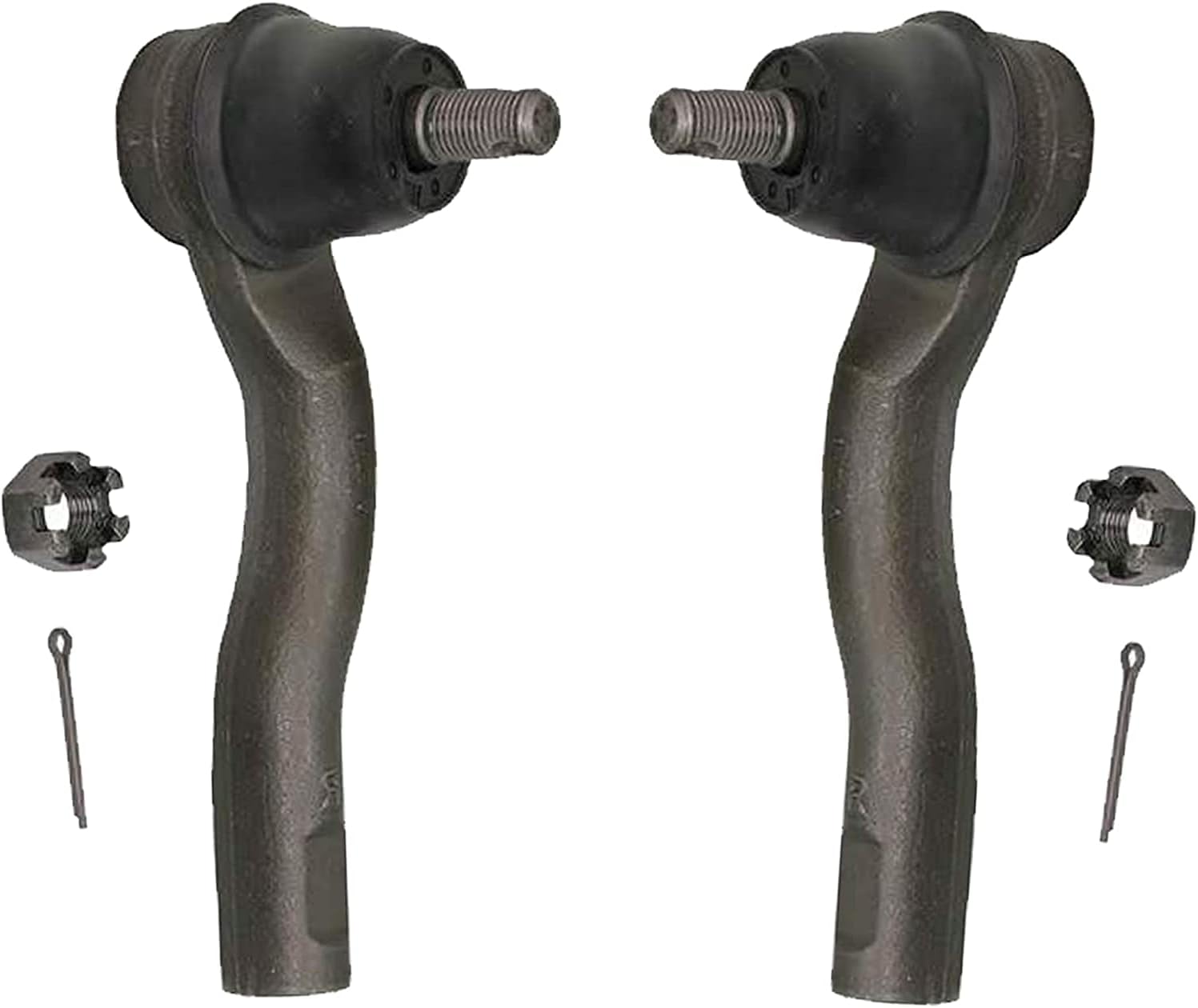 Detroit Axle - Front 8pc Suspension Kit for 2010-2012 Ford Fusion Mercury Milan, 2011-2012 Lincoln MKZ, 2 Sway Bar End Links 4 Tie Rod Ends 2 Boots Replacement