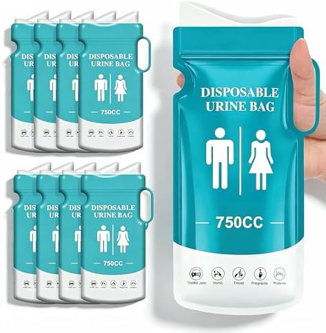 8 bolsas de orinal portátiles de Jidyllic