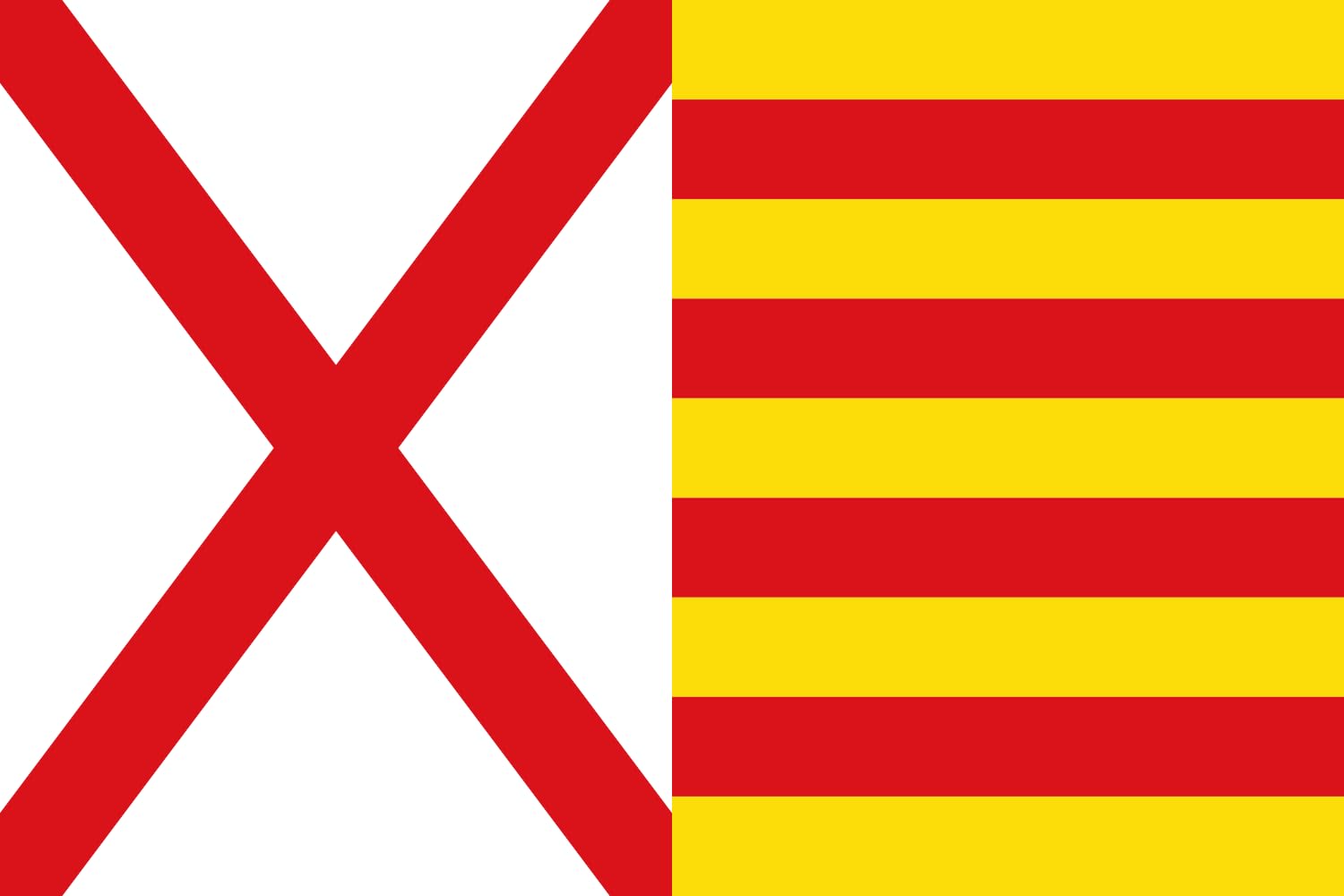 Drapeau XL L Hospitalet de Llobregat pavillon grand format tissu resistant