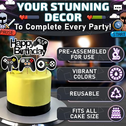 Save on 13Pcs Video Game Cake Toppers with code 9EP3Z97G - Image 4