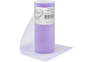 6” X 25 Yards Lavender Tulle Roll