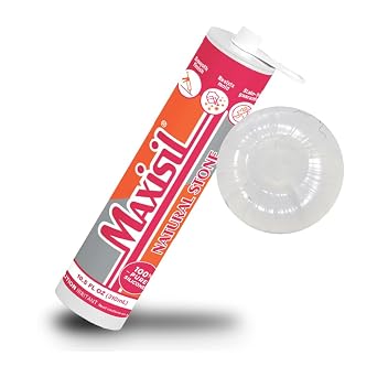 Maxisil Natural Stone Silicone Sealant 10.4 oz - N1 Clear, RDX1001CL