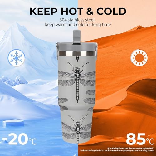 Bouteille d'eau isotherme anti-fuite en acier inoxydable gris pour ne plus manquer d'eau fraîche - 5